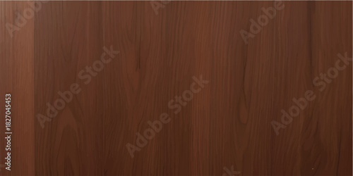 Natural oak wood texture background vector illustration of brown plank floor or wall surface pattern