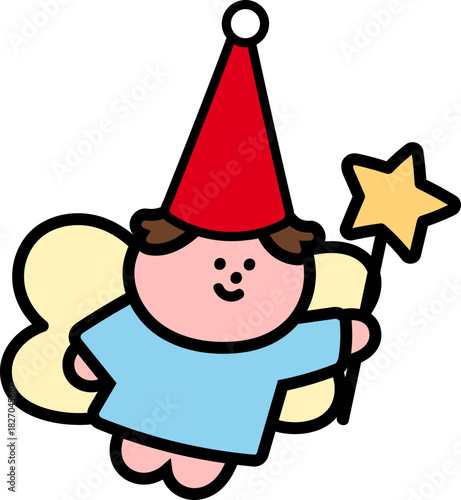 Angel with star wand