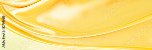 Wallpaper Mural yellow gold satin texture that is white silver fabric luxurious shiny that is abstract silk cloth background with patterns soft waves blur beautiful. Torontodigital.ca