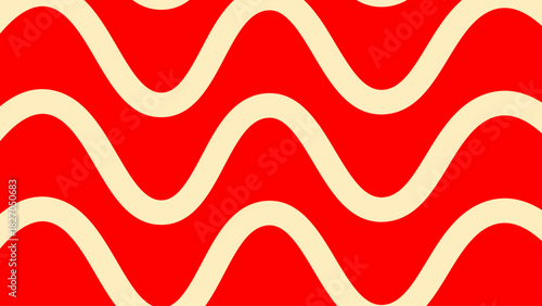 Soft flowing groovy pattern with warm tones and blended curves, suitable for branding, textile prints, seamless surface design, and 70s retro aesthetics.