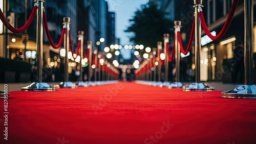 Step into the Spotlight on a Vibrant Red Carpet, Perfect for Event Marketing, Movie Premieres, and Exclusive VIP Experiences, Showcasing Elegance, Prestige, and Excitement