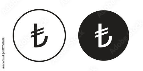 Lira sign icon for your website design, logo, app, UI. EPS10