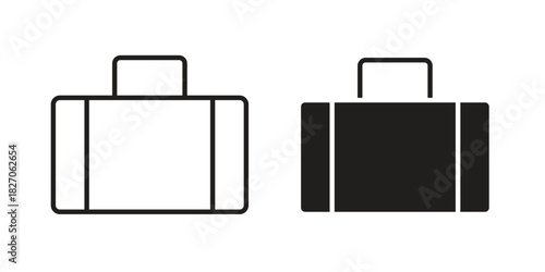 Luggage icon for your website design, logo, app, UI. EPS10