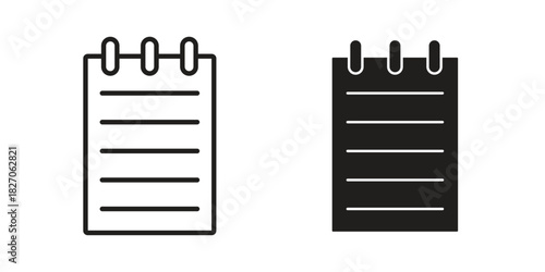 Memo Pad icon for your website design, logo, app, UI. EPS10