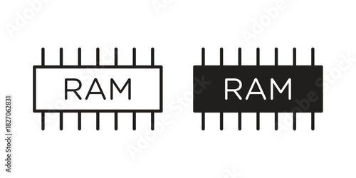 Memory icon for your website design, logo, app, UI. EPS10