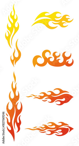 Fiery Flames - A Collection of Dynamic Flame Designs.