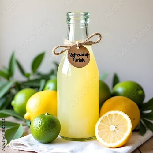 bottle of lemonade