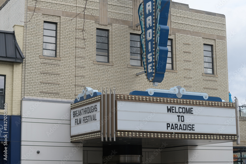 Fototapeta premium Paradise Theatre located at 1006c Bloor St W, Toronto