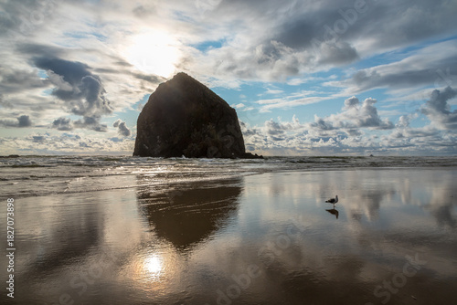 Haystack Rock Sunset