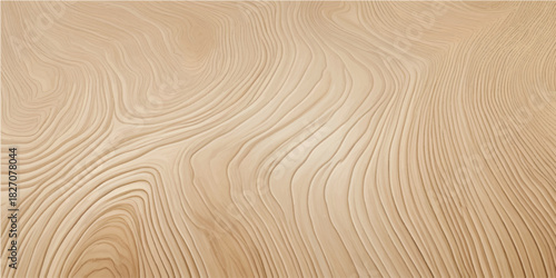 Wooden texture background with an abstract, sandy brown ripple pattern reminiscent of wind-swept desert dunes