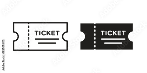 Ticket stub icon