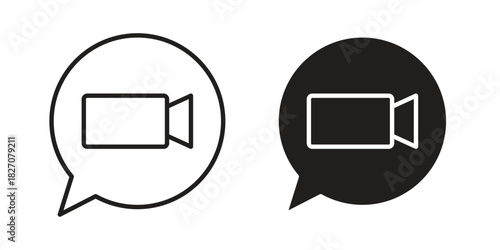 Video chat icon