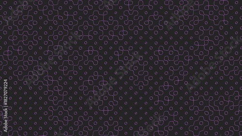 Wallpaper Mural A contemporary and abstract black and purple geometric pattern featuring small circles interconnected by lines, forming a grid of triangles, design for wallpaper or web backgrounds Torontodigital.ca