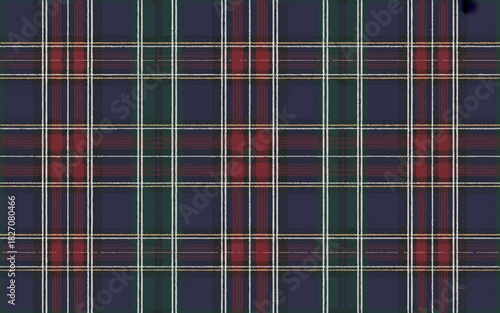 Traditional scottish tartan plaid pattern, classic fabric design