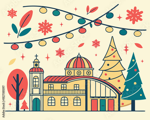 Festive Backgrounds | Christmas Festive Background Collection