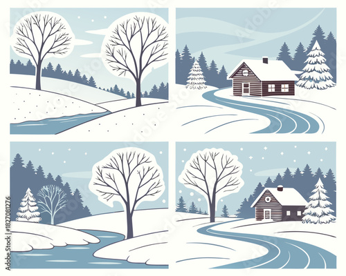 Winter Landscape Scenes | Winter Scenic Landscape Collection
