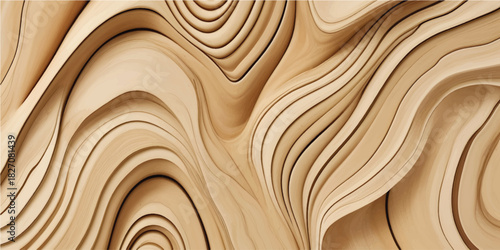 Natural brown wood texture background with old rough grain pattern on a hardwood plank surface