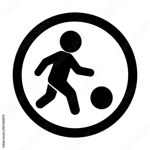 place for games sign vector icon on a white background
Vector warning sign icon