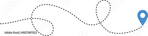 dotted line, route, path, journey, travel, destination, location pin, map marker, navigation, direction, connection, movement, way, tracking, point, pin icon, map icon, travel path, journey icon, navi