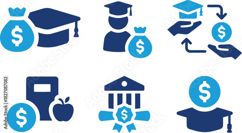 education, finance, money, graduation cap, money bag, book, apple, university, diploma, scholarship, loan, investment, savings, student, learning, academic, degree, financial aid, tuition, cost, expen