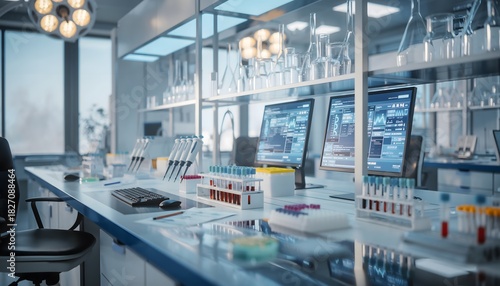 Cutting-Edge Research: A Modern Laboratory Fully Equipped with Advanced Scientific Instrumentation