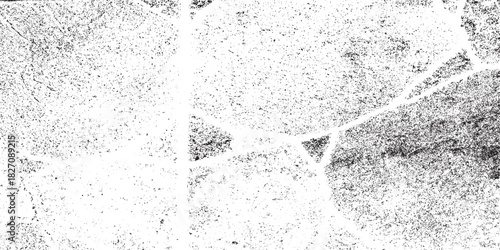 Abstract vector noise. Small particles of debris and dust. Distressed uneven background. Grunge texture overlay with fine grains isolated on white background. Vector illustration. EPS10.