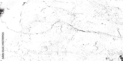 Abstract vector noise. Small particles of debris and dust. Distressed uneven background. Grunge texture overlay with fine grains isolated on white background. Vector illustration. EPS10.