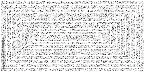 Abstract vector noise. Small particles of debris and dust. Distressed uneven background. Grunge texture overlay with fine grains isolated on white background. Vector illustration. EPS10.