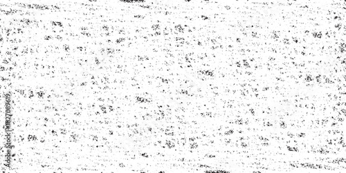 Abstract vector noise. Small particles of debris and dust. Distressed uneven background. Grunge texture overlay with fine grains isolated on white background. Vector illustration. EPS10.