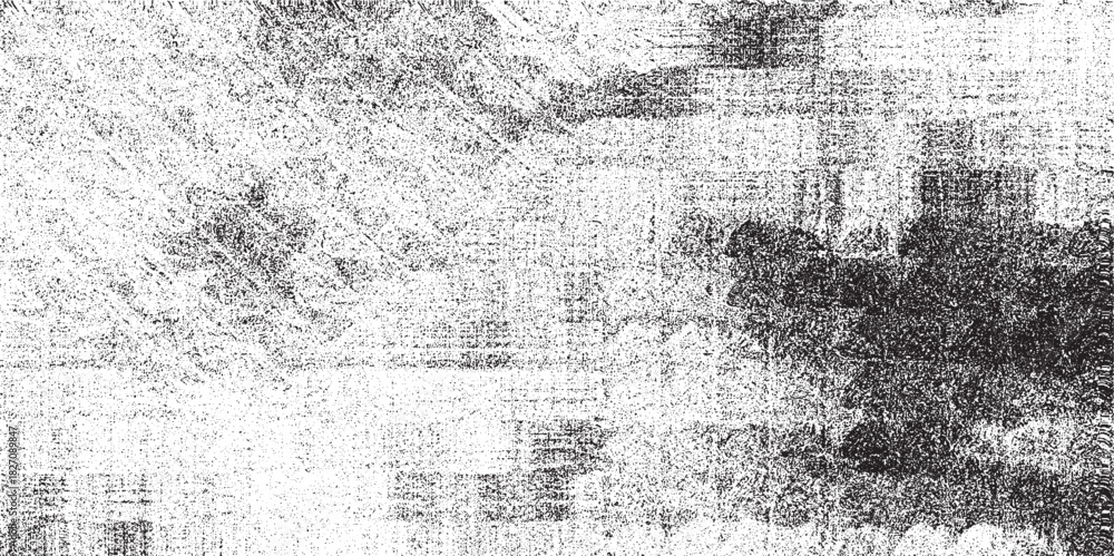 Fototapeta premium Scratched and Cracked Grunge Urban Background Texture Vector. 