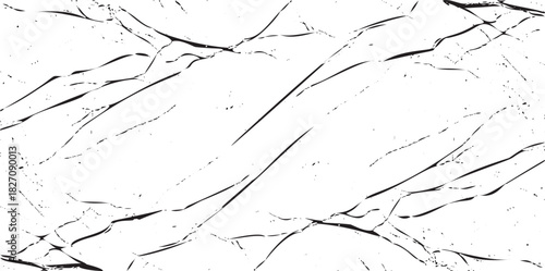 Scratched and Cracked Grunge Urban Background Texture Vector. Dust Overlay Distress Grainy Grungy Effect. Distressed Backdrop Vector Illustration. Isolated Black on White Background. EPS 10.