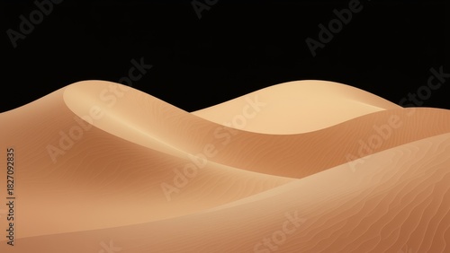 Fototapeta Naklejka Na Ścianę i Meble -  Abstract Desert Sand Dunes