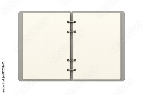 Wallpaper Mural Open spiral notebook showing blank pages on a transparent background, perfect for adding text or designs Torontodigital.ca