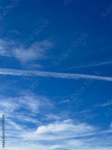 blue sky with clouds