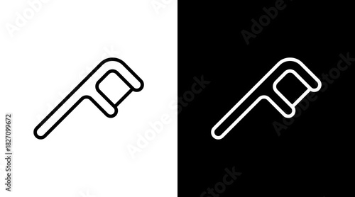 Dental Floss  White Icon Set Design