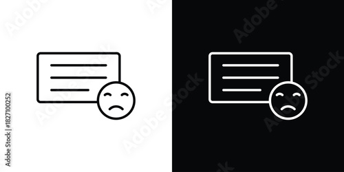 Complaint icons vector.Editable stroke.linear style sign for use web design