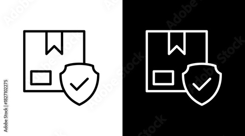 Quality Assurance  White Icon Set Design
