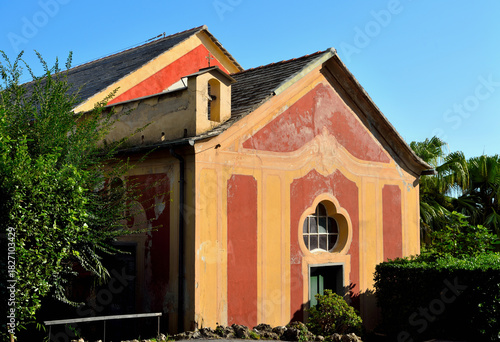 church or chapel of Villa Grimaldi Nervi, Genoa, Italy