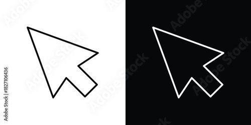 Mouse icons vector.Editable stroke.linear style sign for use web design