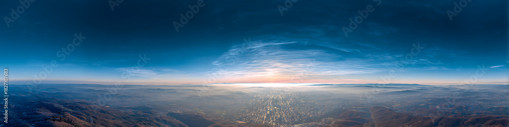 Obraz premium sunrise over the mountains