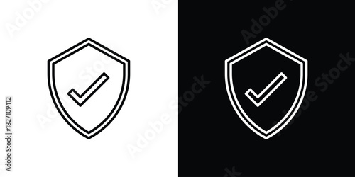Security icons vector.Editable stroke.linear style sign for use web design
