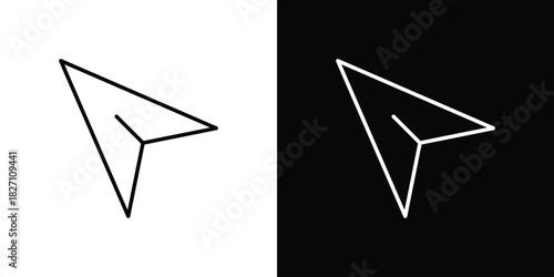 send Message icons vector.Editable stroke.linear style sign for use web design