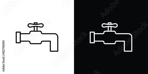 Tap icons vector.Editable stroke.linear style sign for use web design