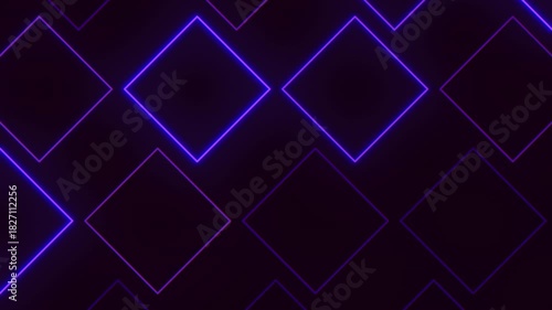 Abstract geometric design in black and blue, featuring a visually striking pattern of interconnected diamonds