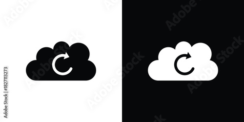 Backup icons symbol illustration. Vector graphics