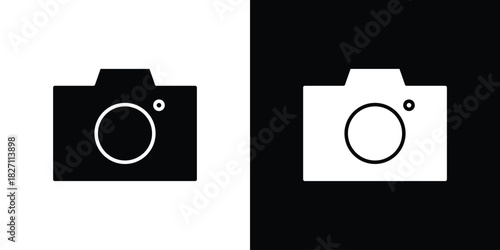 Camera icons symbol illustration. Vector graphics