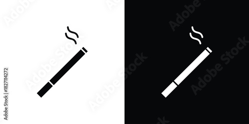 Cigarette icons symbol illustration. Vector graphics