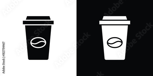 coffee cup icons symbol illustration. Vector graphics