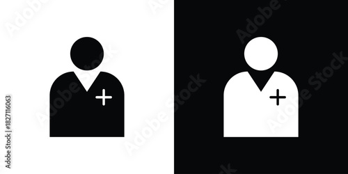 Doctor icons symbol illustration. Vector graphics