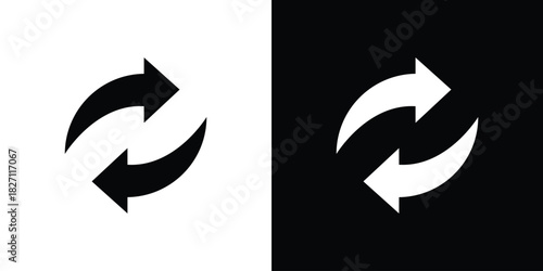 Exchange icons symbol illustration. Vector graphics